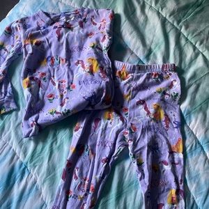 Books to bed purple pajamas 4T
